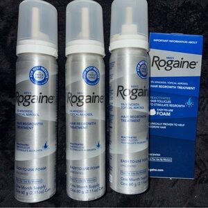 Rogaine Men's Hair Regrowth Treatment Foam - Silver
